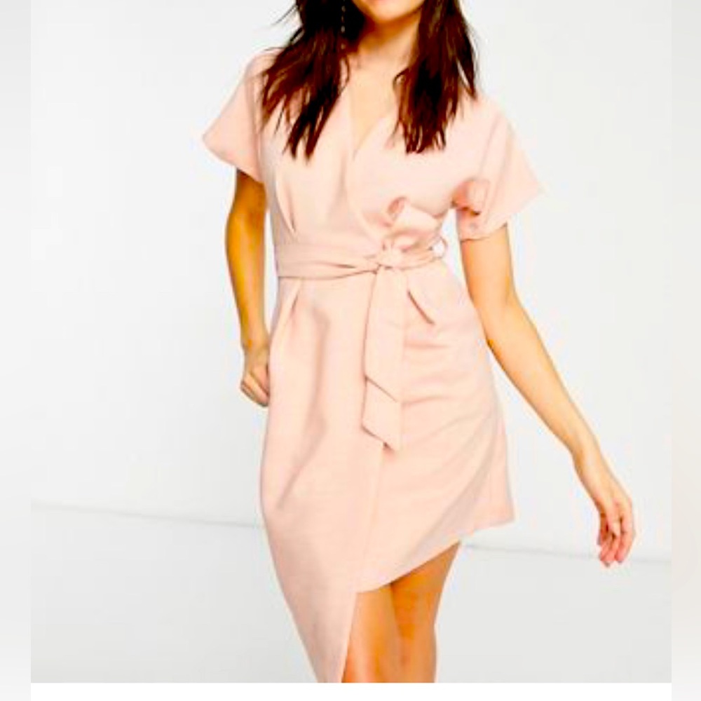 Closet London pink mini dress size 8